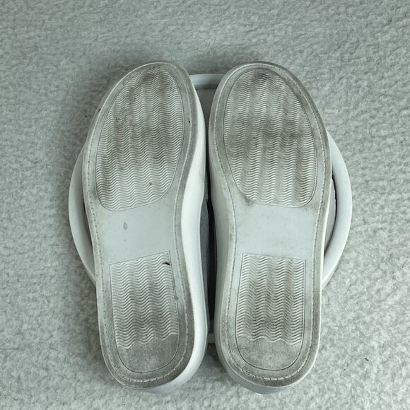 Steve Madden Shoes Womens 8.5 Gray Fayna Slip On Sneakers Fabric Perforated - Picture 6 of 9